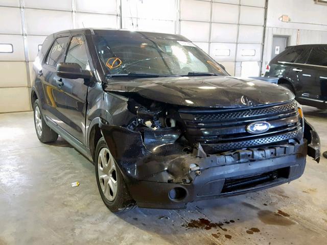 1FM5K8AR5DGC21145 - 2013 FORD EXPLORER P BLACK photo 1