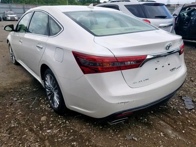 4T1BK1EB2GU232729 - 2016 TOYOTA AVALON XLE WHITE photo 3