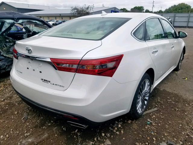 4T1BK1EB2GU232729 - 2016 TOYOTA AVALON XLE WHITE photo 4