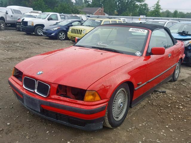 WBABJ532XRJC80825 - 1994 BMW 325 IC RED photo 2