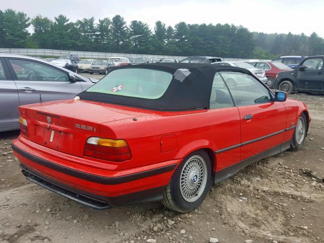 WBABJ532XRJC80825 - 1994 BMW 325 IC RED photo 4
