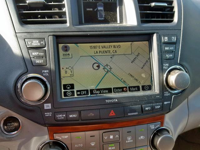 JTEES42A482039974 - 2008 TOYOTA HIGHLANDER GRAY photo 9