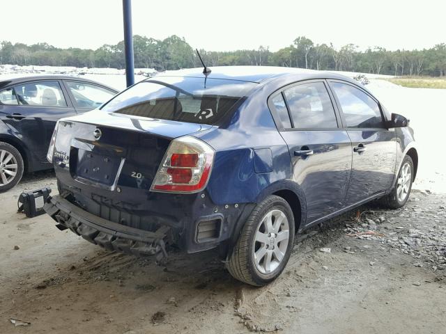 3N1AB61E07L658798 - 2007 NISSAN SENTRA 2.0 BLUE photo 4