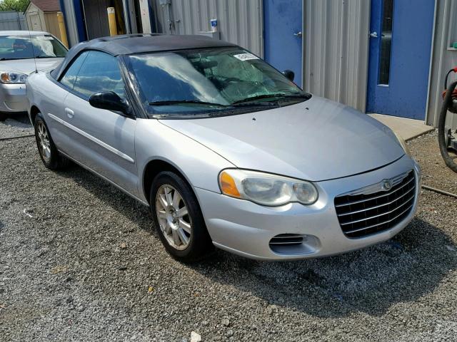 1C3EL75R24N415007 - 2004 CHRYSLER SEBRING GT SILVER photo 1