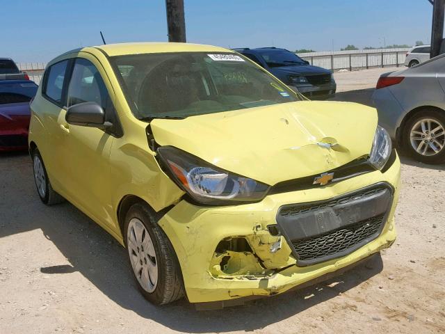 KL8CB6SA1HC739333 - 2017 CHEVROLET SPARK LS YELLOW photo 1