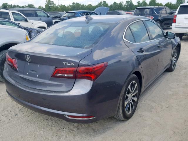 19UUB1F55HA010454 - 2017 ACURA TLX TECH GRAY photo 4
