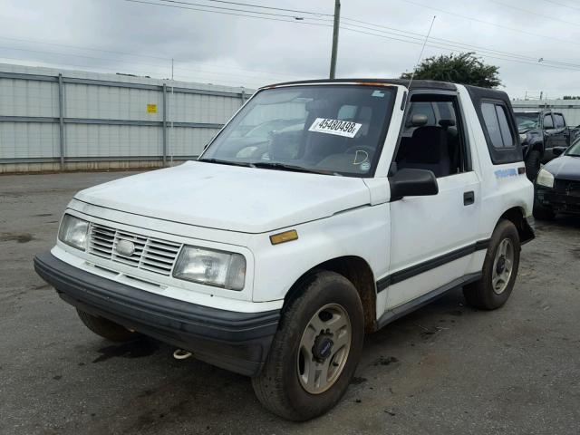 2CNBE18U4R6934640 - 1994 GEO TRACKER WHITE photo 2