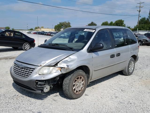 1C4GJ25311B275795 - 2001 CHRYSLER VOYAGER SILVER photo 2