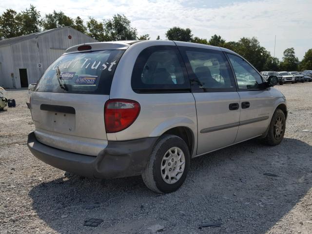 1C4GJ25311B275795 - 2001 CHRYSLER VOYAGER SILVER photo 4