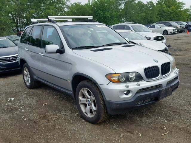 5UXFA13545LU46595 - 2005 BMW X5 3.0I SILVER photo 1