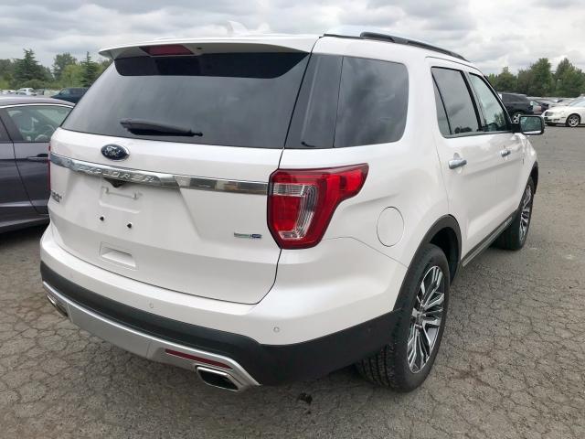 1FM5K8HT4HGD88247 - 2017 FORD EXPLORER P WHITE photo 4