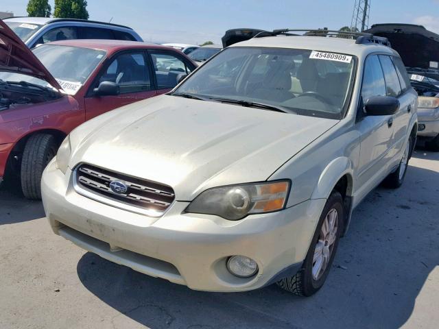 4S4BP61C157385823 - 2005 SUBARU LEGACY OUT GOLD photo 2