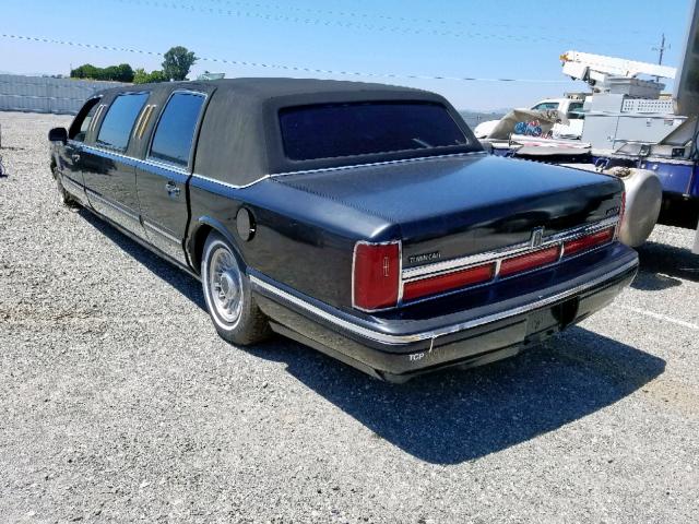 1LNLM81W0SY675205 - 1995 LINCOLN TOWN CAR E BLACK photo 3