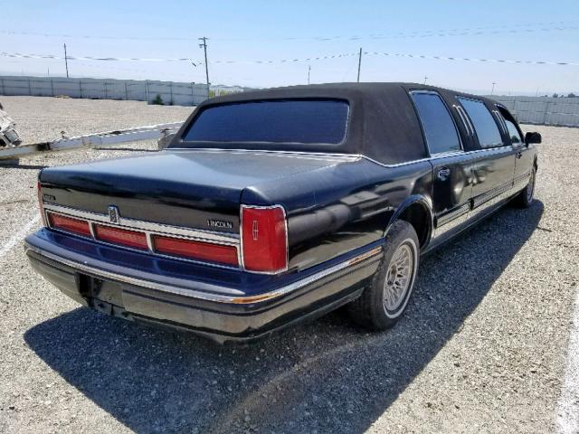 1LNLM81W0SY675205 - 1995 LINCOLN TOWN CAR E BLACK photo 4