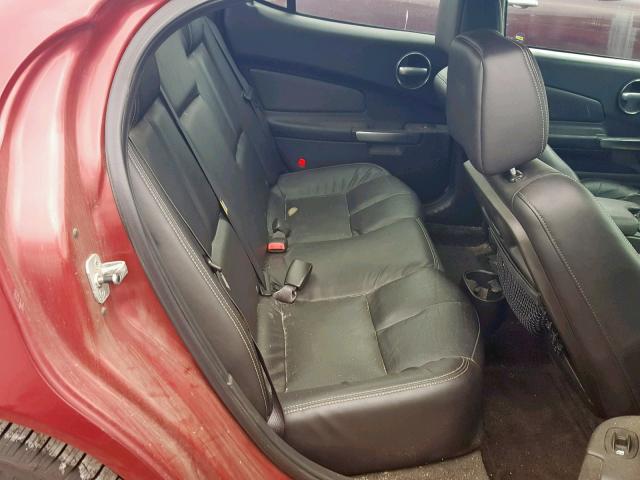 2G2WR554061179635 - 2006 PONTIAC GRAND PRIX MAROON photo 6