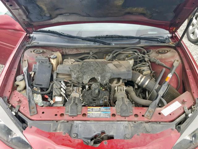 2G2WR554061179635 - 2006 PONTIAC GRAND PRIX MAROON photo 7