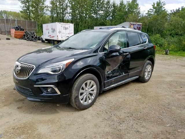 LRBFXDSA6HD068874 - 2017 BUICK ENVISION E BLACK photo 2