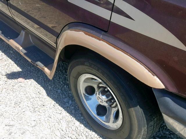 2B6HB11Z1YK129055 - 2000 DODGE RAM VAN B1 BURGUNDY photo 9