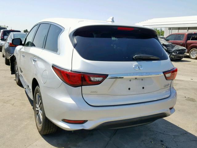 5N1DL0MM7KC553070 - 2019 INFINITI QX60 LUXE SILVER photo 3