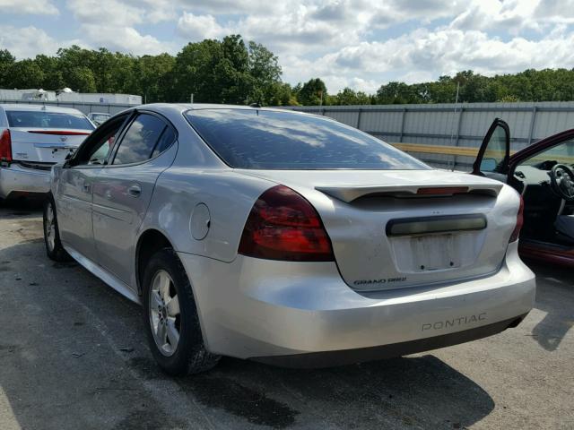 2G2WP552161268666 - 2006 PONTIAC GRAND PRIX SILVER photo 3