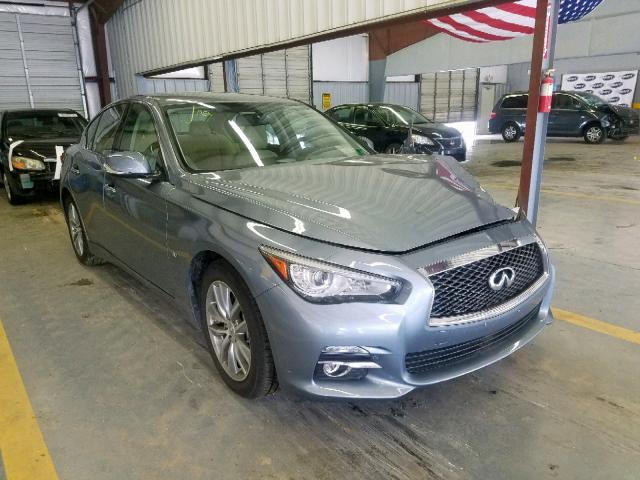 JN1BV7AP3EM672765 - 2014 INFINITI Q50 BASE BLUE photo 1