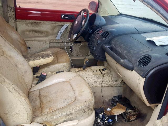 3VWSW31C56M409924 - 2006 VOLKSWAGEN NEW BEETLE წითელი ფოტო 5