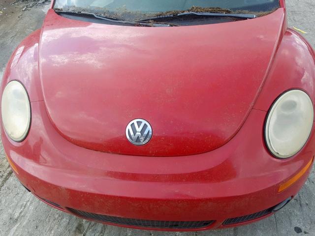 3VWSW31C56M409924 - 2006 VOLKSWAGEN NEW BEETLE წითელი ფოტო 7