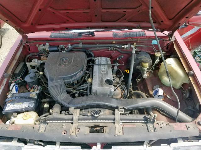 1N6SD11S8TC351709 - 1996 NISSAN TRUCK BASE BURGUNDY photo 7