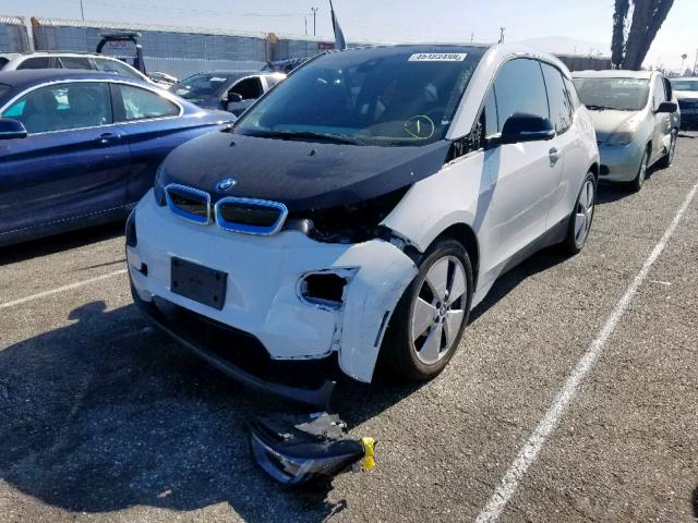 WBY1Z2C55FV556179 - 2015 BMW I3 BEV WHITE photo 2