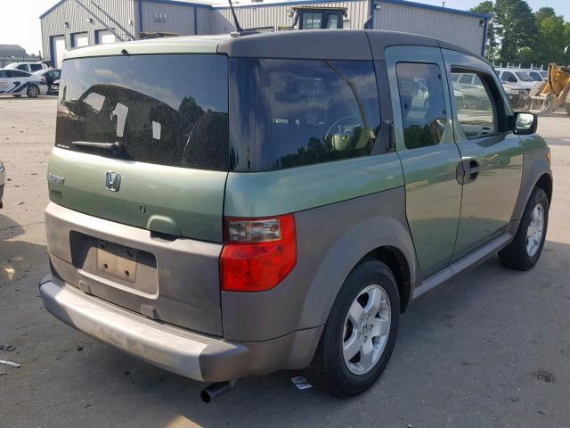 5J6YH28655L031955 - 2005 HONDA ELEMENT EX GREEN photo 4