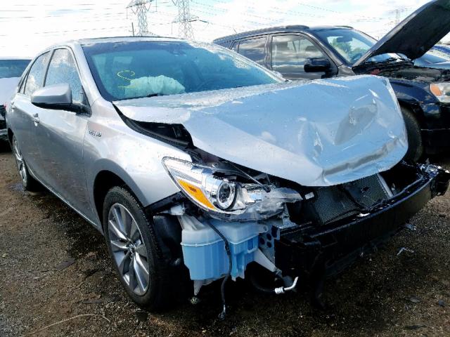 4T1BD1FK6GU190820 - 2016 TOYOTA CAMRY HYBR SILVER photo 1