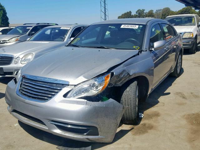 1C3CCBBG4DN533766 - 2013 CHRYSLER 200 TOURIN SILVER photo 2