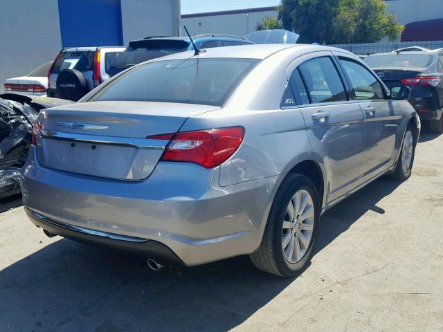 1C3CCBBG4DN533766 - 2013 CHRYSLER 200 TOURIN SILVER photo 4