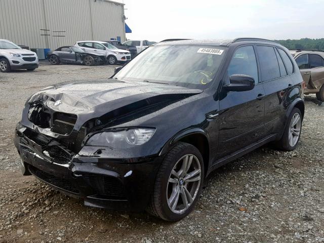 5YMGY0C50BLK26921 - 2011 BMW X5 M BLACK photo 2