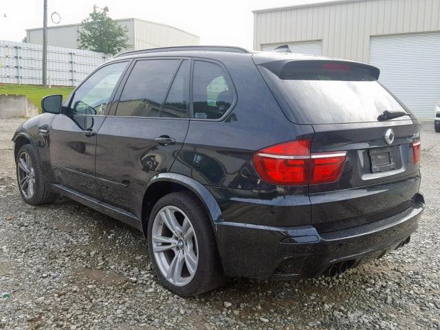 5YMGY0C50BLK26921 - 2011 BMW X5 M BLACK photo 3