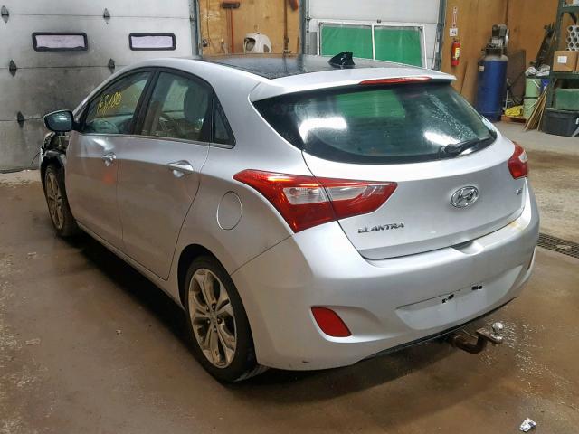 KMHD35LE0DU105161 - 2013 HYUNDAI ELANTRA GT SILVER photo 3