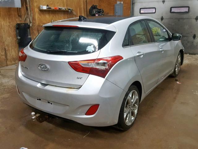 KMHD35LE0DU105161 - 2013 HYUNDAI ELANTRA GT SILVER photo 4