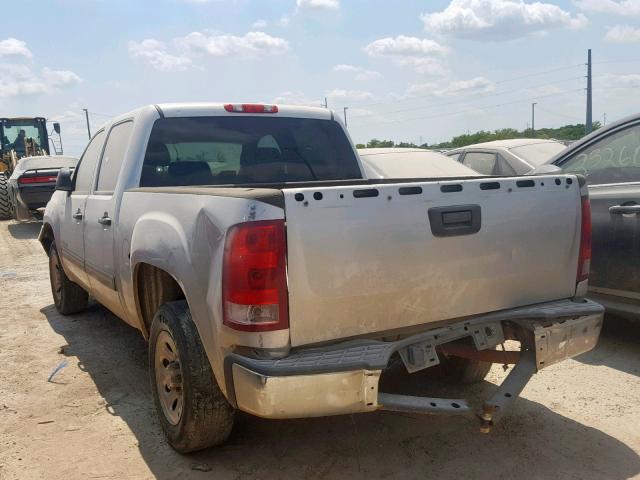 3GTRCUEA5AG233148 - 2010 GMC SIERRA C15 SILVER photo 3