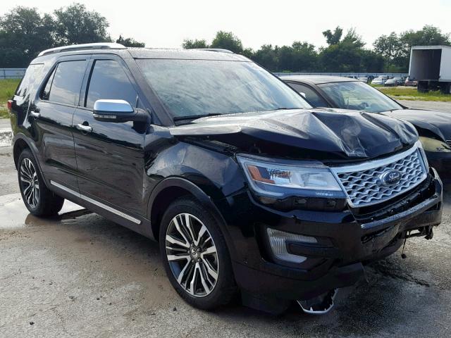 1FM5K8HT9GGA55430 - 2016 FORD EXPLORER P BLACK photo 1