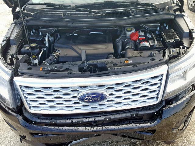 1FM5K8HT9GGA55430 - 2016 FORD EXPLORER P BLACK photo 7