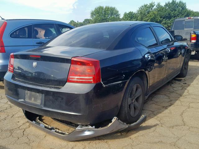 2B3LA43G17H781953 - 2007 DODGE CHARGER SE BLACK photo 4