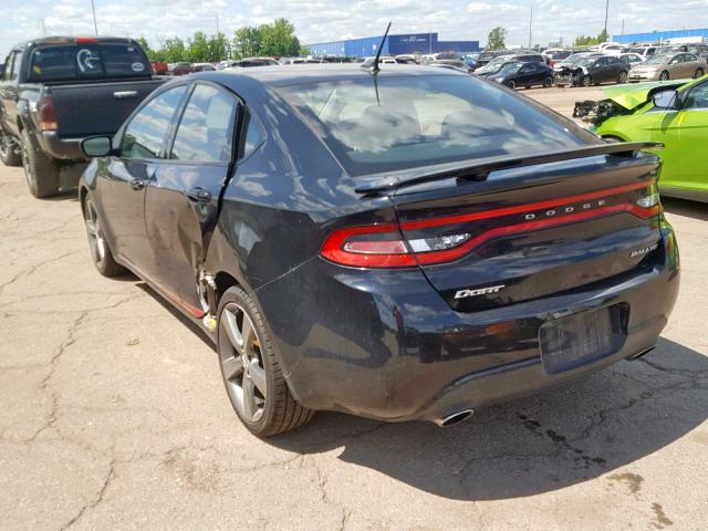 1C3CDFBA0DD308282 - 2013 DODGE DART SXT BLACK photo 3