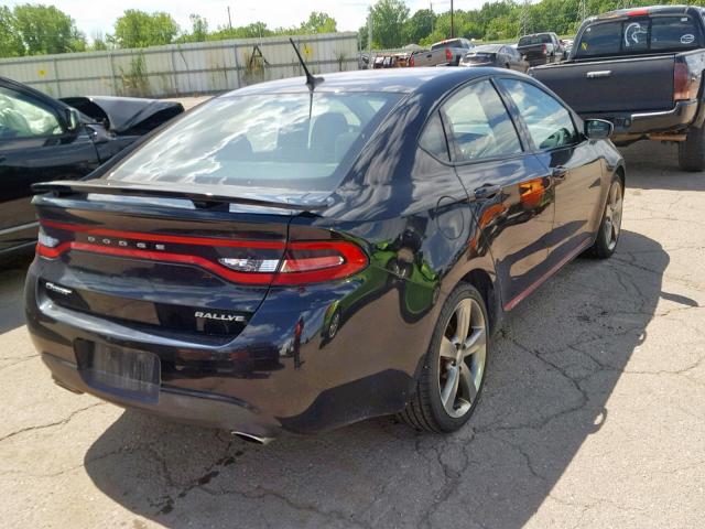 1C3CDFBA0DD308282 - 2013 DODGE DART SXT BLACK photo 4