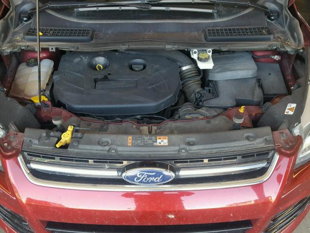 1FMCU9J99FUA52226 - 2015 FORD ESCAPE TIT BURGUNDY photo 7