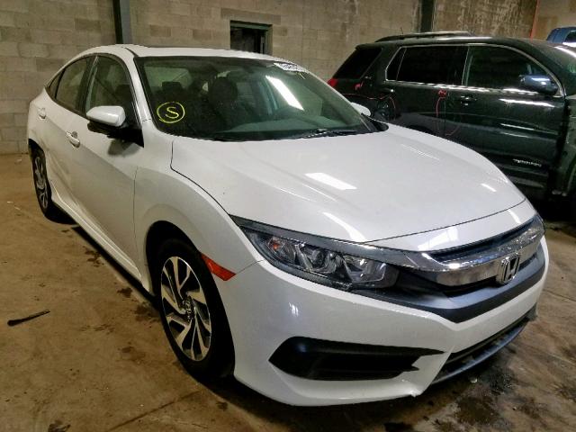 19XFC2F72JE208164 - 2018 HONDA CIVIC EX Beyaz fotoğraf 1