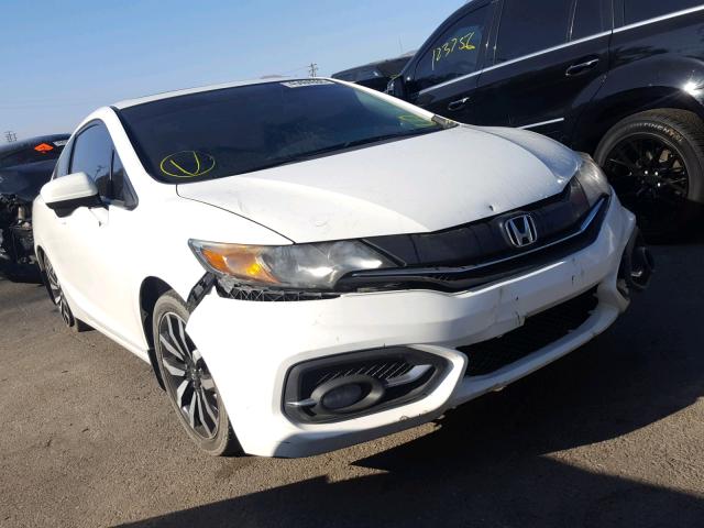 2HGFG3B07FH508928 - 2015 HONDA CIVIC EXL WHITE photo 1