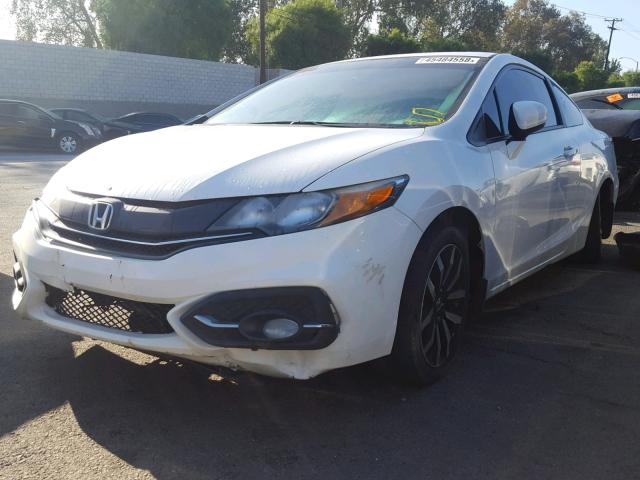 2HGFG3B07FH508928 - 2015 HONDA CIVIC EXL WHITE photo 2