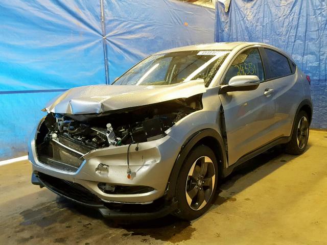 3CZRU6H52JG708157 - 2018 HONDA HR-V EX SILVER photo 2