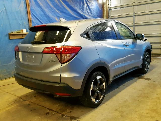 3CZRU6H52JG708157 - 2018 HONDA HR-V EX SILVER photo 4