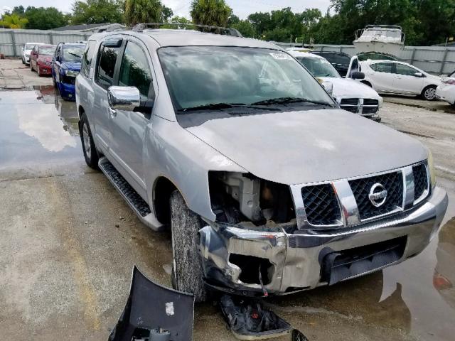 5N1AA08A94N744747 - 2004 NISSAN ARMADA SE SILVER photo 1